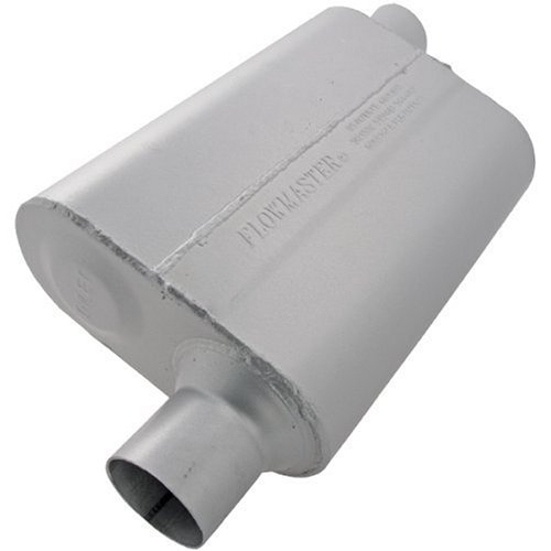 Flowmaster 942543 40 Delta Flow Muffler - 2.50 Offset IN / 2.50 Offset OUT - Aggressive Sound