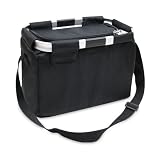 Produkt-Bild: achilles, Fahrradkorb/ Fahrrad- K&uuml;hltasche f&uuml;r den Fahrradlenker mit Umh&auml;ngegurt, inklusive Smart-Klick Halterung, schwarz