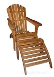 Adirondack Chair and Ottoman