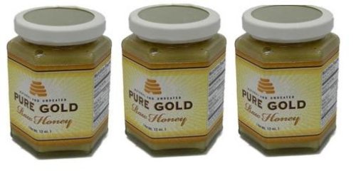 Pure Gold Raw Honey (3pack)