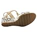 Bandolino Women's Gasha Synthetic Wedge Sandal