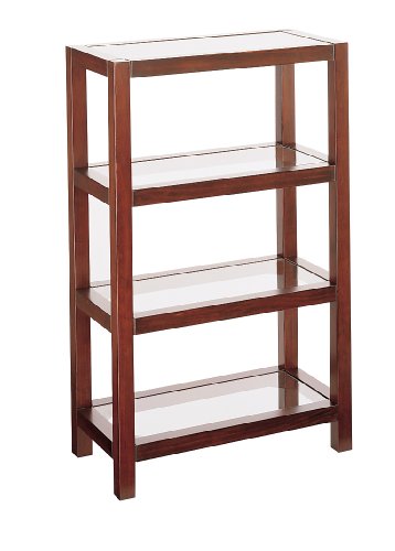 Organize It All Structure Espresso 4 Tier Shelf