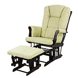 Dream On Me Charleston Glider and Ottoman, Espresso