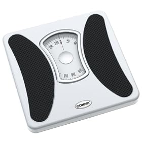 Conair CN111 Compact Analog Scale with Rotating Dial Read Out