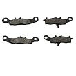 2006 Kawasaki KVF 650 Brute Force 4x4 Kevlar Carbon Front Brake Pads