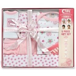 5-Piece Newborn Gift Set - Pink