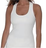  : Beyond Yoga Supplex Racer Back Camisole (White, X-Small)