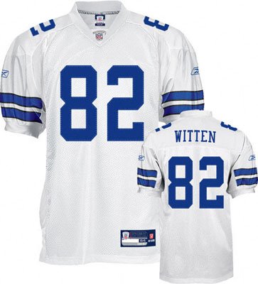 Reebok Jason Witten Dallas Cowboys White Authentic Jersey Size 52