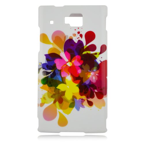 Talon Phone Case for Huawei U9000 Ideos - Water Flowers