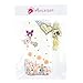 Ancerson Golden White Rose Red Orange Pink Rose Daisy Blossom I Love You Wooden Love Heart Eiffel Tower Lace Pearls Tassel Butterfly 3D Handmade Luxury Shining Glitter Crystal Diamond Rhinestones Hard Back Case Cover for Motorola Moto G X1032 Free with a Red Stylus Touchscreen Pen and a 3.5mm Universal Lovely Silvery Flower Blue Panda Pendant Bling Crystal Diamond Rhinestones Dust Plug (Transparent Clear Case)