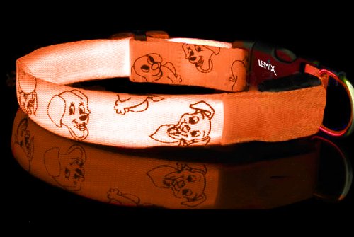 LEMIX (S1OF) KLEINES LED HUNDEHALSBAND.