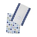 SwaddleDesigns Baby Burpies 2-pc. Set - Navy Dots and Stars