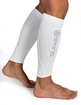 SKINS Unisex Essentials Compression MX Calf Tight, White, Small
