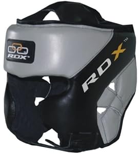Rdx Leather Boxing Head Guard Halmet,gloves Mma Face, Small