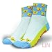 Cycling Socks | Bicycle Socks - Lin Performance Core Spun Cool Max Cycling Socks, Small, Biker Chick