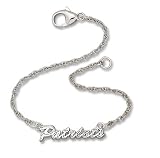 Stainless Steel New England Patriots Script Bracelet