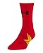 Under Armour Men's Undeniable Mid Crew Socks, Red/Taxi Yellow, Medium