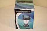 Solar Powered Camping Lantern. 6V/70 mA Solar Panel. 12 LEDs. Solar and Hand Crank. 8.5 tall.