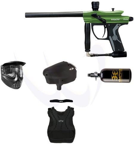 Spyder Fenix Paintball Marker Halo Armor N2 Package - Forest Green