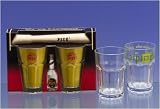 Original Pitu Caipirihnagläser im 2er Set mit Stössel
