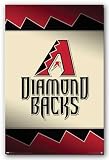 (22x34) Arizona Diamondbacks (Logo, Border) Sports Poster Print