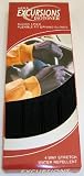 Mens Stretch Isotoner Driving Gloves Black M/L Lined