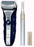【Amazon.co.jp特別セット 眉毛シェーバー付き】 Braun シェーバー コントゥアプロ BS8374 【3枚刃・水洗いOK】