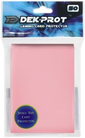 YuGiOh D Dek Prot Flat Gaming Card Sleeves Coral Pink 50 Count