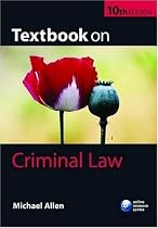Textbook on Criminal Law