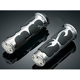 Kuryakyn ISO Flames Grips for Yamaha Cruisers by 