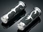 Kuryakyn ISO Flames Grips for Kawasaki Cruisers, 04-09 Vulcan 2000 (All Models)