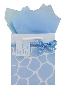 The Gift Wrap Company Small Gift Bags, Giraffe Boy, 12 Count