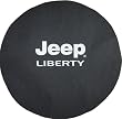 Jeep® Liberty Logo Black Denim Tire Cover
