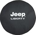 Jeep® Liberty Logo Black Denim Tire Cover
