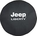Jeep&reg; Liberty Logo Black Denim Tire Cover