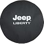 Jeep� Liberty Logo Black Denim Tire Cover