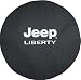 Jeep® Liberty Logo Black Denim Tire Cover