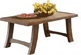 Lanark Rectangular Cocktail Table Brown Finish