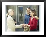 Real Estate Owner Selling Home to Young Couple Photography Framed Art Poster Print, 31x25 41VLPiwV3EL. SL160 Real Estate Owner Selling Home to Young Couple Photography Framed Art Poster Print, 31x25