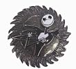 Mens "A Nightmare Before Christmas" JACK SKELLINGTON SAWBLADE Punk Rock Metal Belt Buckle