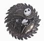 Mens "A Nightmare Before Christmas" JACK SKELLINGTON SAWBLADE Punk Rock Metal Belt Buckle