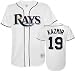 Scott Kazmir Majestic MLB Home Replica Tampa Bay Rays Youth Jersey - Large (14-16)
