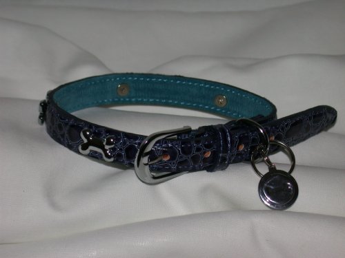 Hochwertiges Hundehalsband 35-45cm im “Kroko Style”