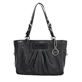 COACH LEATHER EAST WEST GALLERY TOTE HANDBAG PURSE BLACK 13759 41VLVfuQ5YL. SL160 COACH LEATHER EAST WEST GALLERY TOTE HANDBAG PURSE BLACK 13759