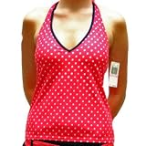 Nautica Tankini Top Diamond Print Halterkini Swimwear