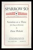 Sparrow 50: Variations on a Theme (An Essay on Revision), November 1976