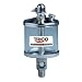 Trico Heavy Gauge Steel Gravity Feed Oiler with Heavy Wall Heat Resistant Glass Reservoir, 5 oz Capacity, 1/8" NPT Male, 2-5/8" Diameter x 6-1/16" Height