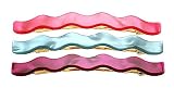 France Luxe Wavy Long Skinny Barrette - Nacro Brights