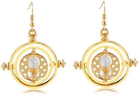LORZ Harry Potter Rotating Time Turner Earrings US Seller