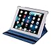 HDE Rotating iPad Case Magnetic Folding Leather Cover Folio Flip Stand for Apple iPad 2 iPad 3 iPad 4 (Sky Blue)